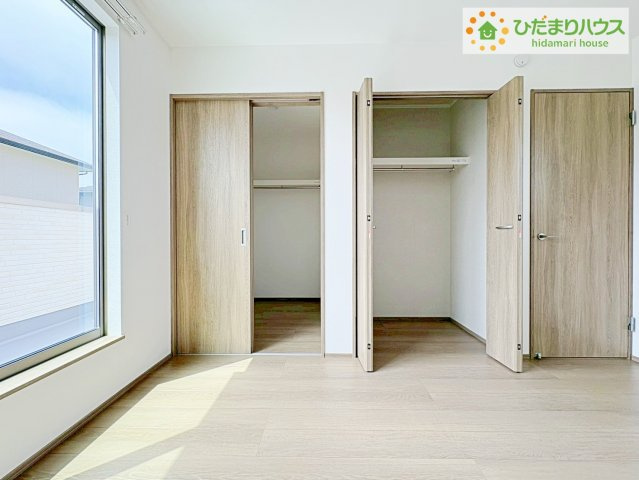 ひたちなか市足崎　新築戸建　C号棟の収納|ハンガーパイプ付でお洋服の出し入れもラクラクです！