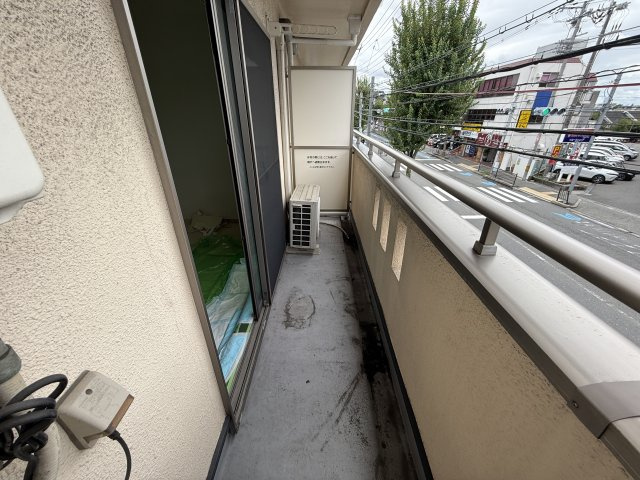 西緑丘グランハイツのバルコニー