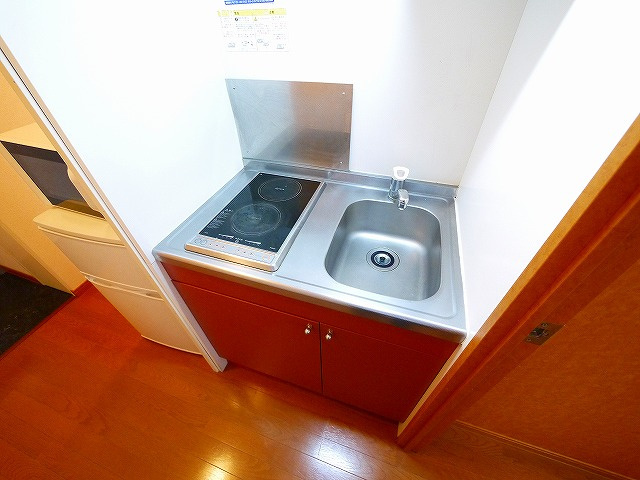レオパレスメルベーユ西大寺のキッチン|きれいなキッチンです
