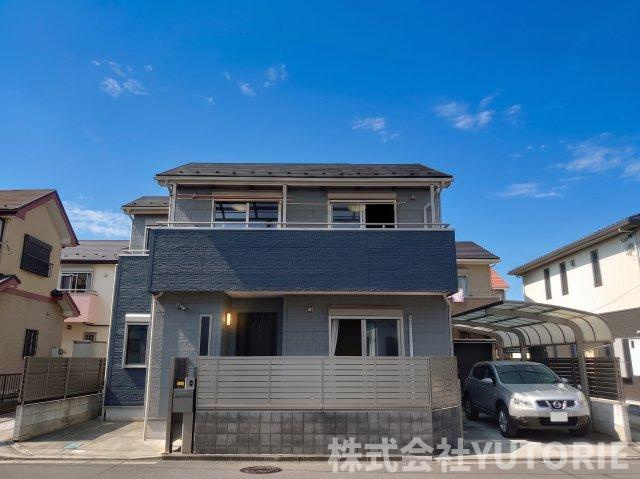 築７年　全室南向き３台駐車の注文住宅　緑区相原の外観|全室南向きで冬でも全室暖かい