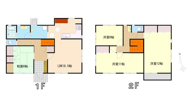 瑞浪市陶町大川の間取り