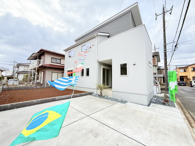 つくば市緑が丘第1期　新築戸建て　1号棟の外観|当日予約・現地集合・現地解散でのご見学も大歓迎ですので、お気軽にお問い合わせください(*^^*)