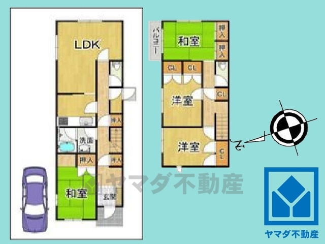 西宮市北六甲台1丁目の間取り