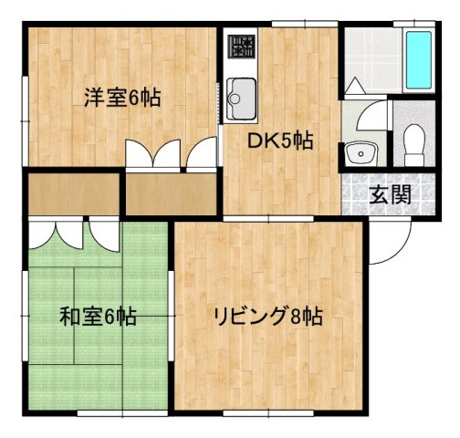 八戸市大字市川町字尻引前山31-711の間取り