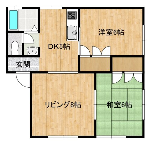 八戸市大字市川町字尻引前山31-711の間取り