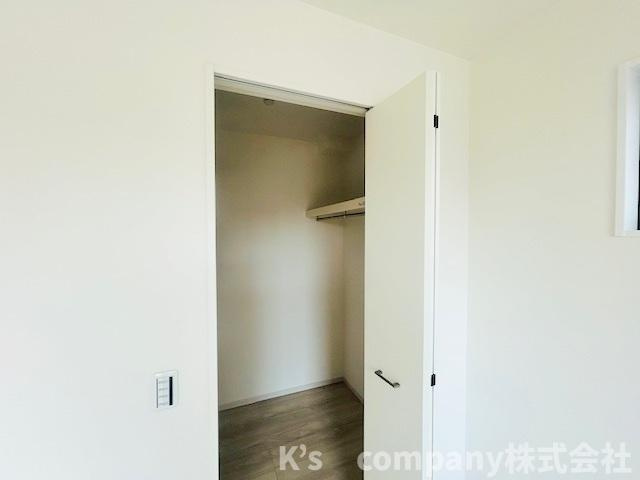 茅ヶ崎市今宿　新築戸建　2号棟の収納|洋室7.2帖のウォークインクローゼット☆