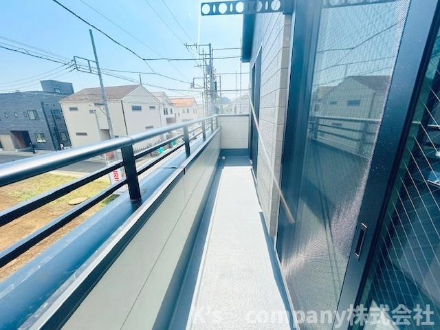 茅ヶ崎市今宿　新築戸建　2号棟のバルコニー|バルコニー☆陽当たり良好です♪