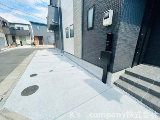 茅ヶ崎市今宿　新築戸建　2号棟の駐車場|駐車がしやすい駐車スペース◇