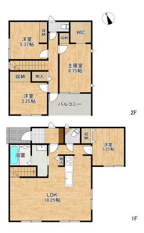 キャッスルホーム八木山松波町の間取り
