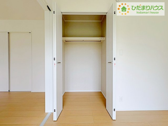 ひたちなか市足崎　新築戸建　D号棟の収納|各居室にはしっかりと収納を完備！
