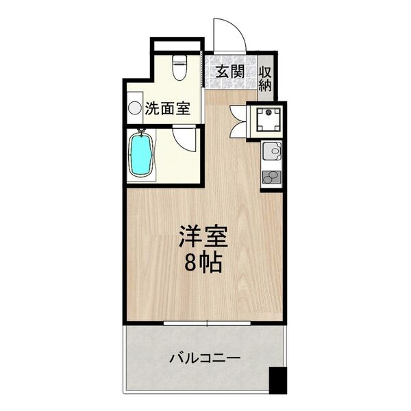 グランツ西大橋の間取り