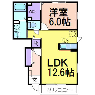【間取り】 | コンフォートD棟 | 間取りです