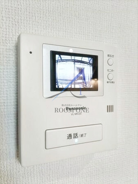 サザンクロス板橋Ⅱのセキュリティ|モニター付きインターホンです。