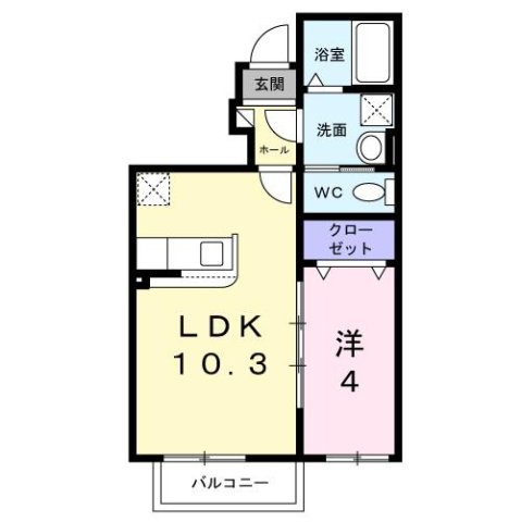 レジデンス西下台の間取り