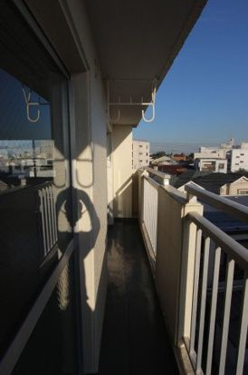 サンハイツ桑山のバルコニー