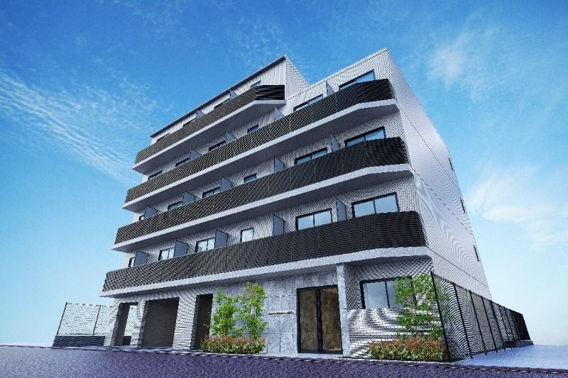 ミライズ下丸子アローの外観|外観パースです。