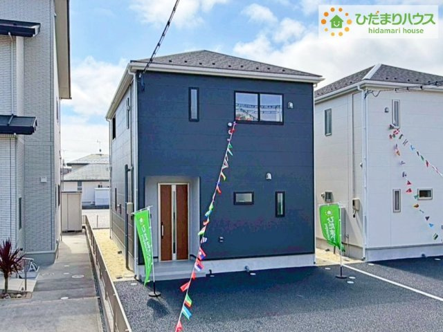 いわき市泉滝尻第1　新築戸建　2号棟の外観|平日・お仕事終わりに少しだけみたい！そんな方も大歓迎です♪お気軽にお問合せください