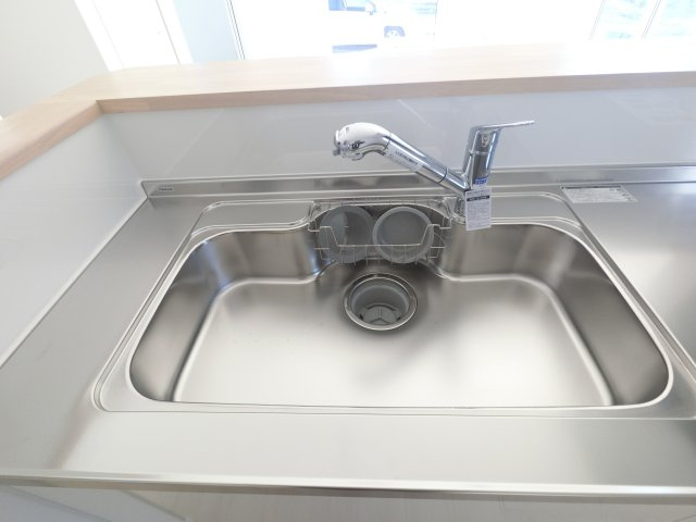 みやき町原古賀　第３　２号棟のキッチン|浄水器つき　シンク