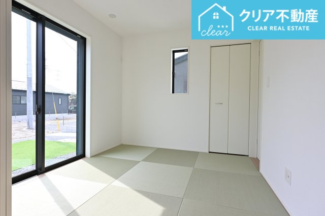 【和室】 | 太田市新田上江田町　GRAFARE | 一部屋は欲しい和室！縁なし畳はおしゃれでモダンな雰囲気です。