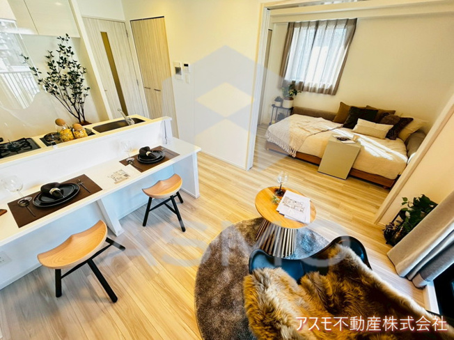 【居間・リビング】 | ルフォンプログレ南森町 | 同マンション別部屋参考写真