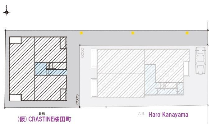 Core Kanayamaの駐車場