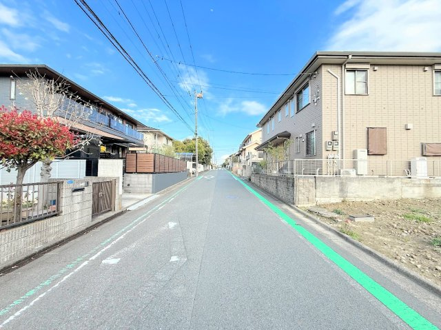栄区桂台西2丁目　条件なし売地の前面道路含む現地写真|◆土・日・祝日は、当社スタッフによる現地案内会を実施しております。もちろん平日のご案内も可能です。お気軽にご相談ください！！