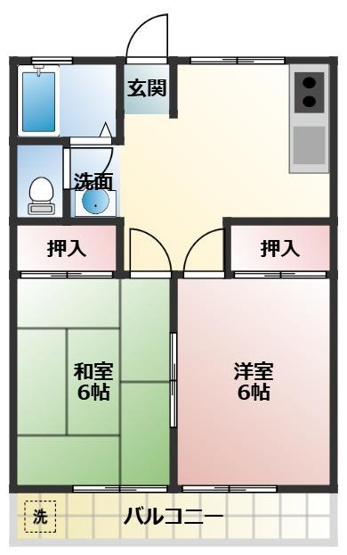 【間取り】 | 前川ハイツ