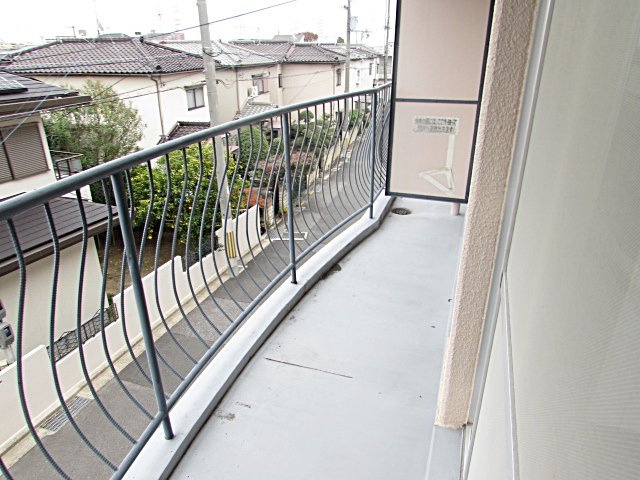 プランドール宝塚のバルコニー