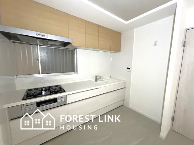 高砂町2丁目戸建のキッチン|新調されたシステムキッチンです。