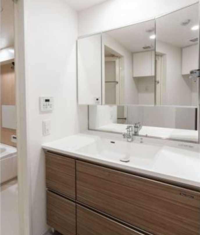 ベルファース駒沢三丁目　礼金0　築浅　フリーレント2ヶ月の洗面所