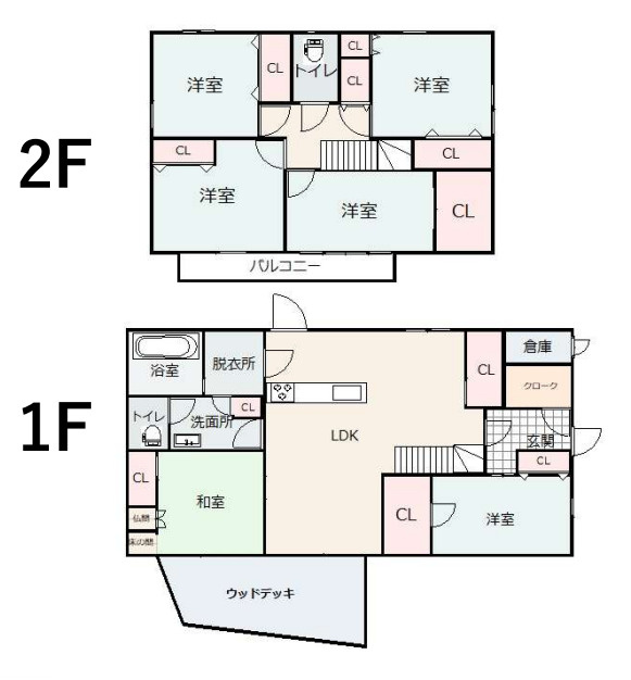 舞松原６丁目戸建の間取り|お子様が多い家庭でもプライバシーが守られる安心な間取り