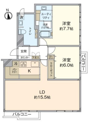 サンピア中島公園の間取り