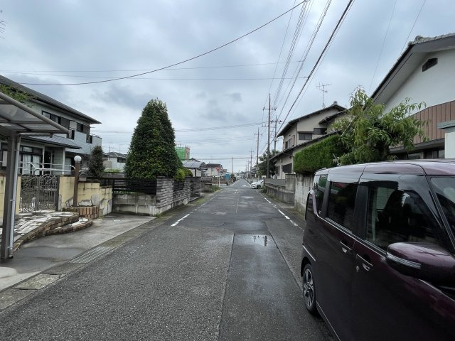 新築戸建・新築建売　館林市西高根町第4　第八小学校・多々良中学校の前面道路含む現地写真
