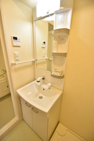 大阪市城東区成育２丁目の賃貸マンションの洗面所