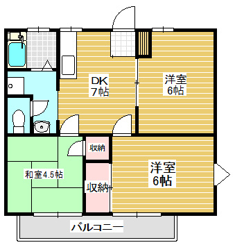 グリーンヒルⅡの間取り