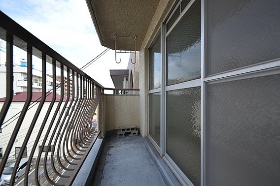 橋本第二マンションのバルコニー