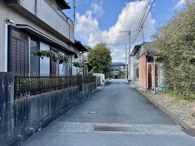 浜名区横須賀の前面道路含む現地写真|全面道路
