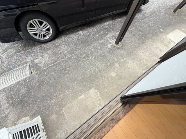 志賀ハイツのバルコニー