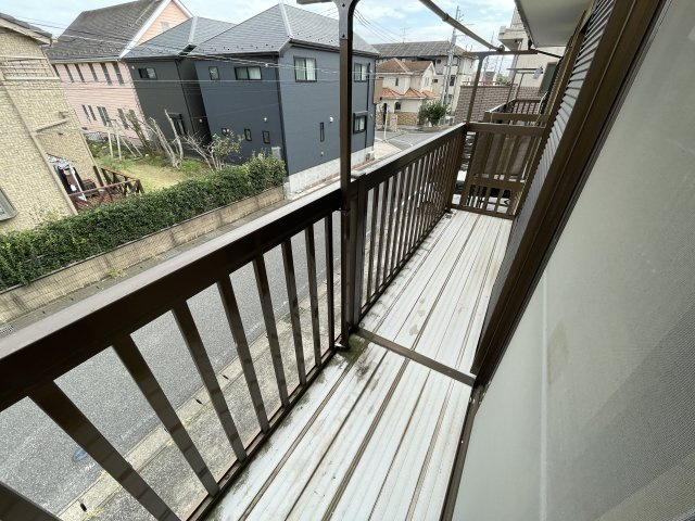 志賀ハイツのバルコニー|＊他号室参考写真