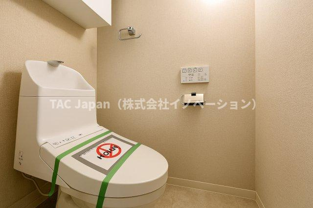 ライオンズマンション両国第3のトイレ|最新設備を備えたトイレは、快適性とスタイリッシュさを兼ね備えた空間。清潔感のある美しい内装とすっきりとしたデザインが、暮らしに心地よさをプラス。清潔・快適・美しさが調和した、上質なトイレ空間です。