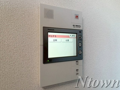【セキュリティ】 | プレサンス新栄アーバンフロー | モニター付きインターホンです