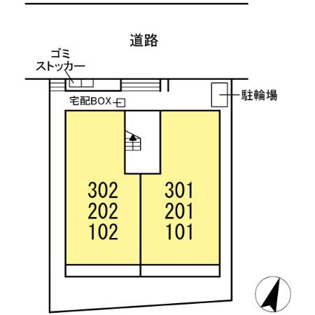 サンジェルマン中央林間２丁目の区画図