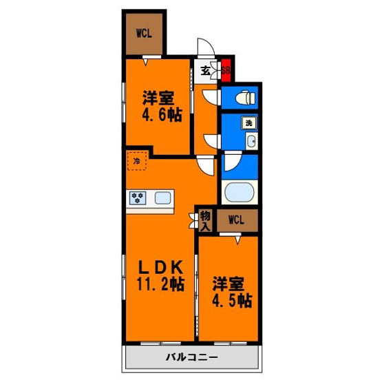 【間取り】 | エクサスタチオ | 収納量が強みです！流行りのカウンターキッチンもオススメポイント！