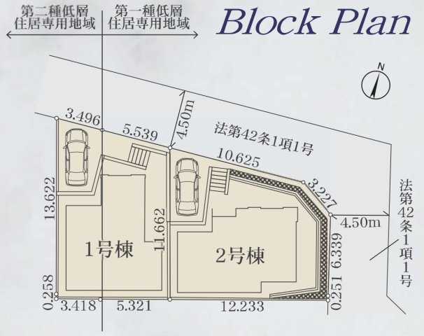 横浜市金沢区六浦南１丁目 新築戸建て【仲介手数料無料】の区画図
