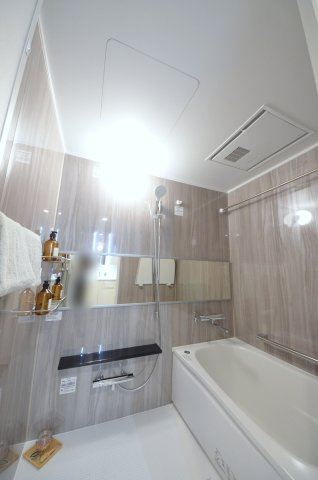 古江西町パークマンションの浴室|浴室換気乾燥暖房付ユニットバスに新規交換済