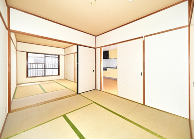 【和室】 | ハピネス | 6帖4.５帖続き和室