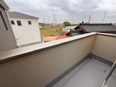 【バルコニー】 | LiveleGarden尾張旭市東印場町全5棟【仲介手数料無料　渋川小　西中】 | 新築戸建の事はマックバリュで住まい相談へお任せください。