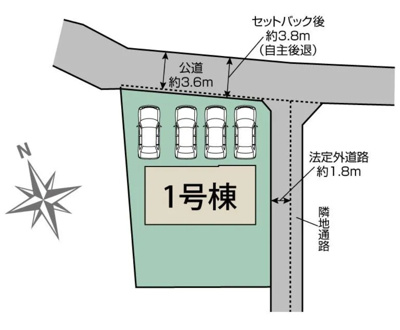 【区画図】 | 浜松市中央区米津町 新築一戸建て | 区画図です
