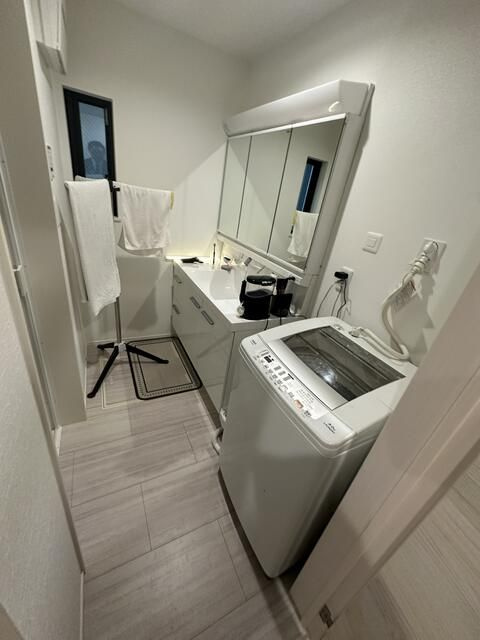 永田南戸建の洗面所