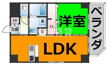 仲介手数料0円！THE RESIDENCE SHINSAKAEの間取り